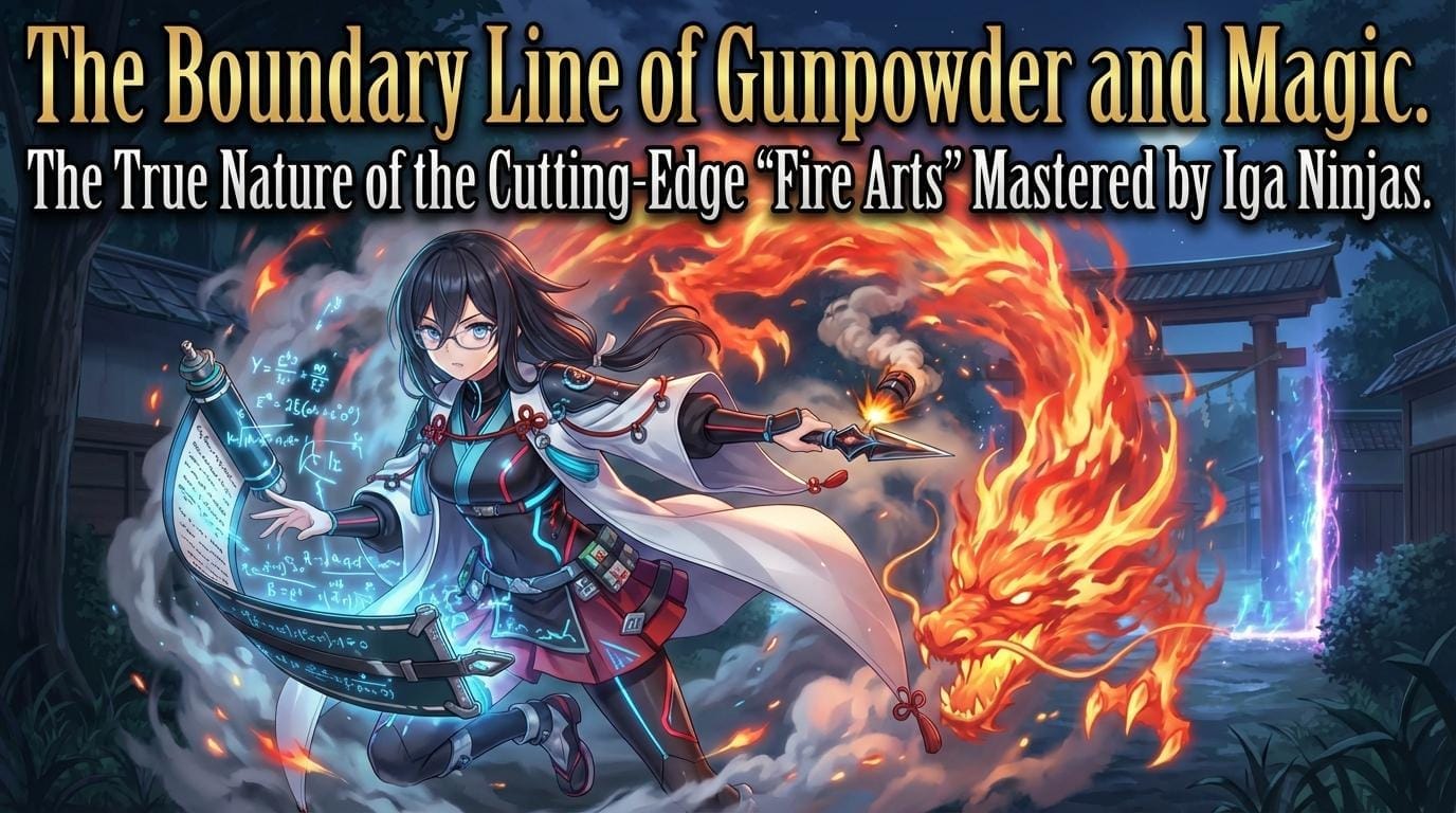 The Boundary Between Gunpowder and Magic: The True Science of Iga Ninja Fire Tactics